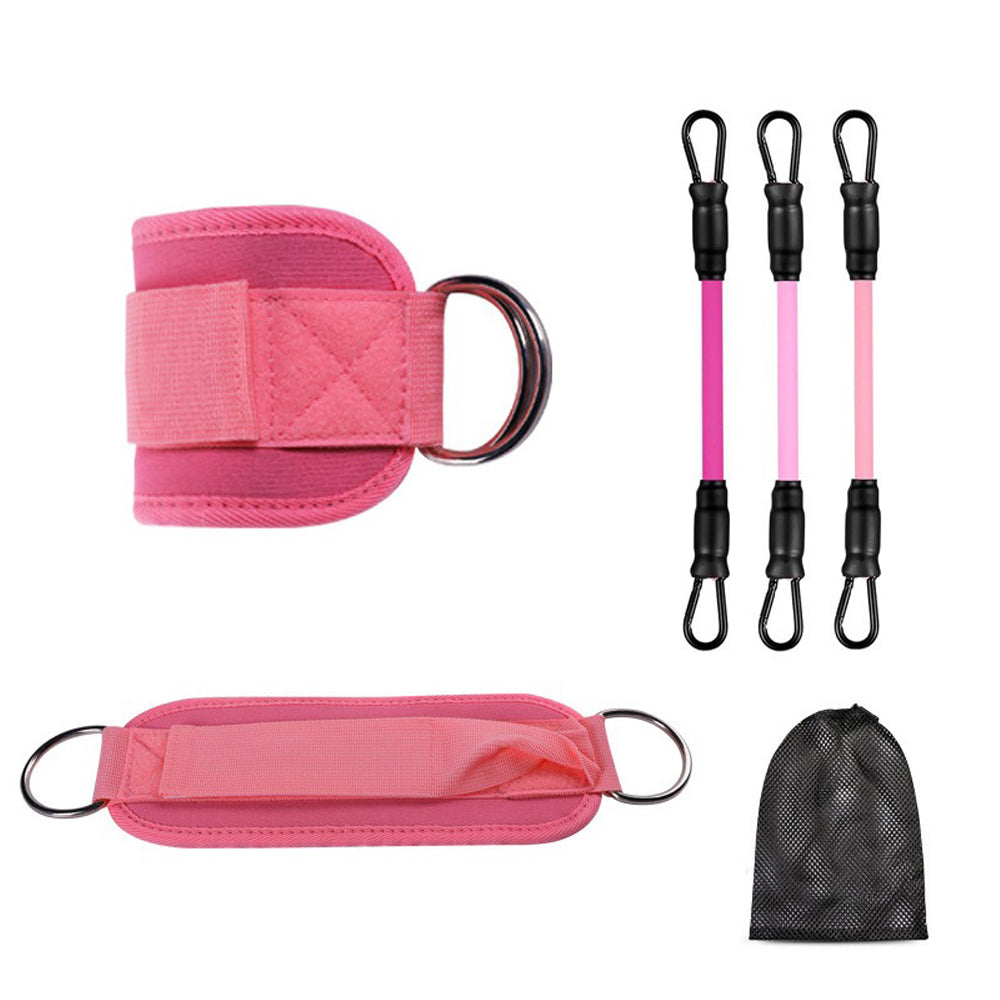 Adjustable Ankle Resistance Bands with Cuffs
