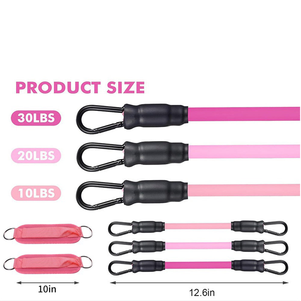 Adjustable Ankle Resistance Bands with Cuffs