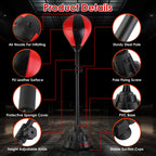 Adjustable Free Standing Punching Bag Set