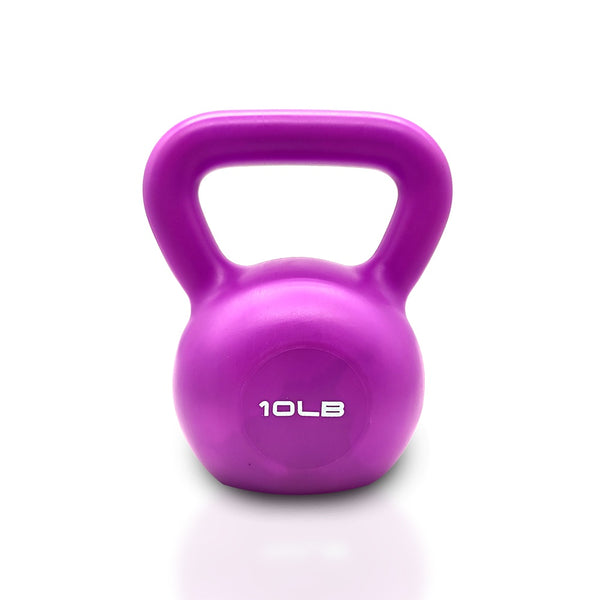 10LB Vinyl Coated Kettlebell Set