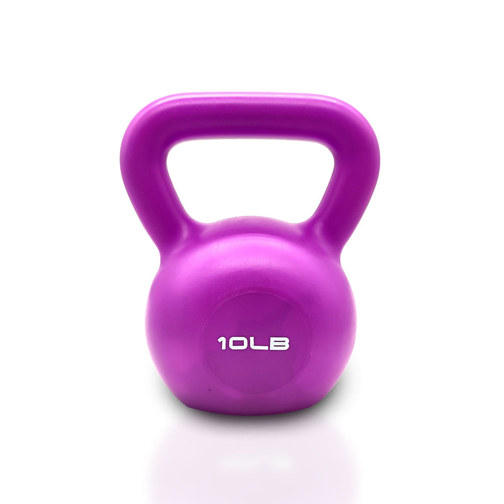10LB Vinyl Coated Kettlebell Set