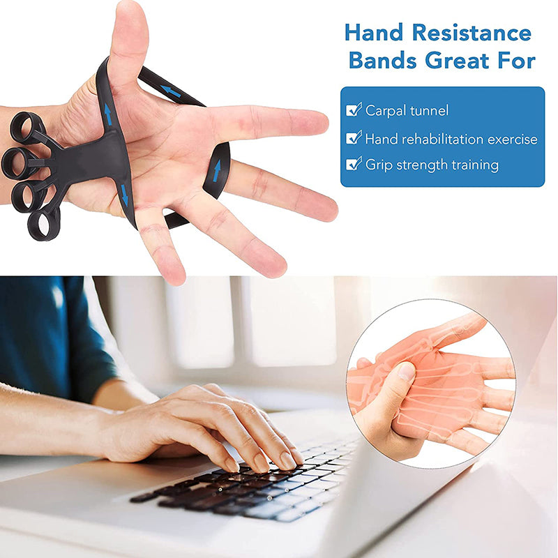 Silicone Finger Grip &amp; Hand Exerciser