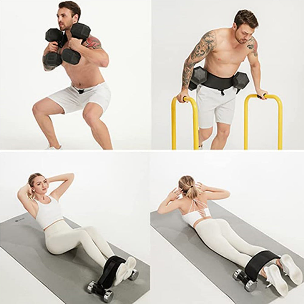 Dumbbell Hip Thrust Waist Strap