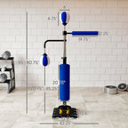 Adjustable Speed Bag Boxing Stand (Blue)