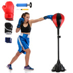 Adjustable Free Standing Punching Bag Set