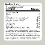 3 in 1 Gummies Cured Shilajit Gummies for Men