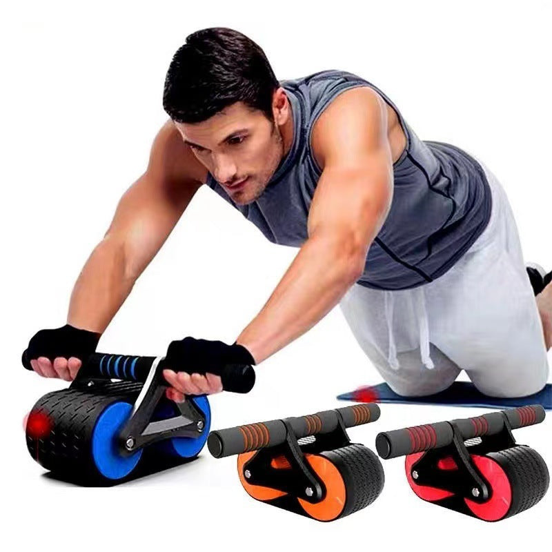 Auto-Rebound Double Wheel Ab Roller