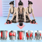 Auto-Rebound Double Wheel Ab Roller