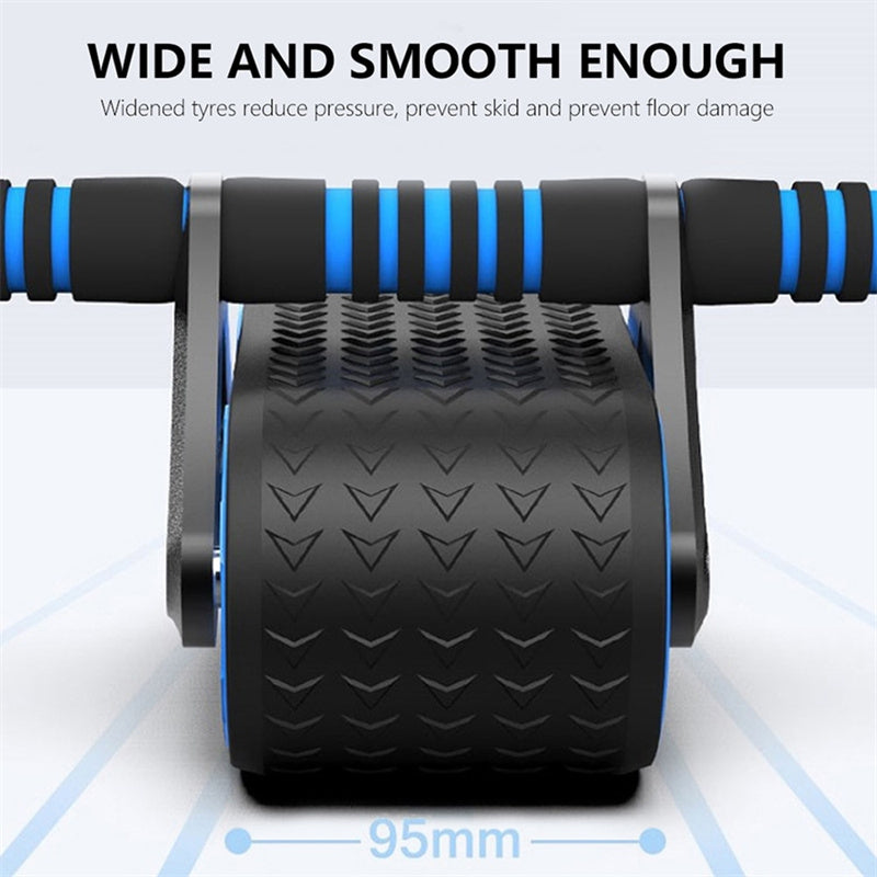Auto-Rebound Double Wheel Ab Roller