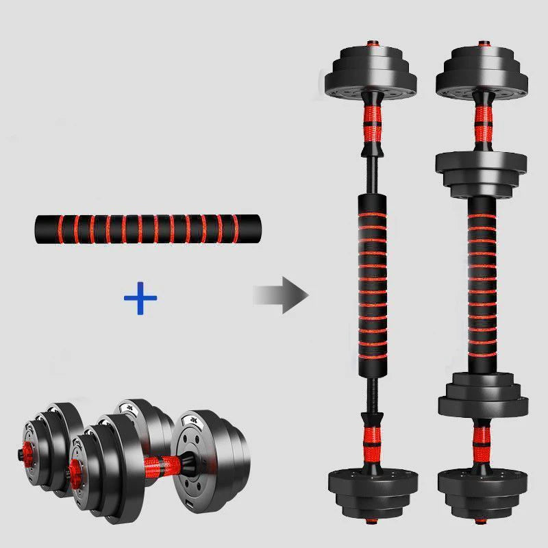 Adjustable Dumbbell & Barbell Set