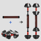 Adjustable Dumbbell & Barbell Set