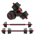 Adjustable Dumbbell & Barbell Set