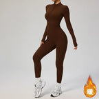 Women’s Fleece Yoga Jumpsuit Set