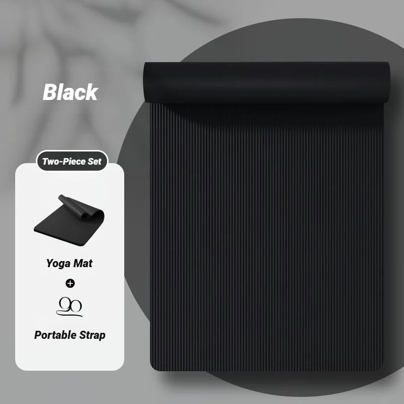 Two-Piece NBR Yoga Mat Set