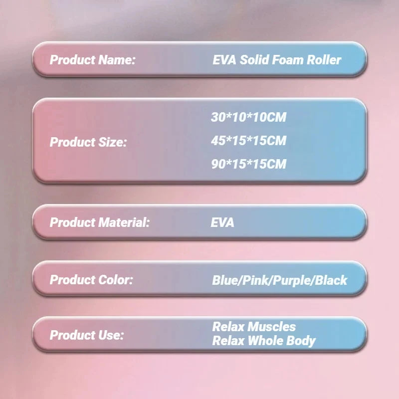 Hexagonal EVA Yoga Roller