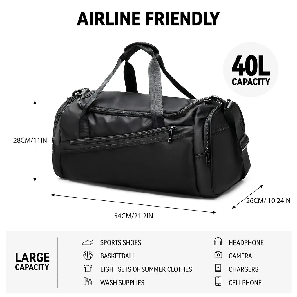 Likros 40L Gym Duffel Bag
