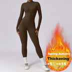 Women’s Fleece Yoga Jumpsuit Set