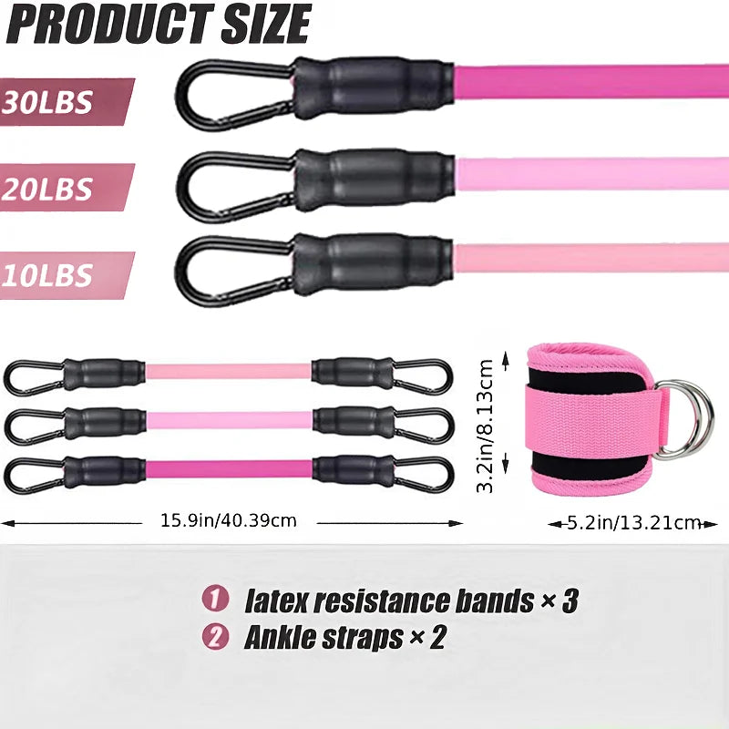 Ankle Resistance Band Set