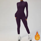 Women’s Fleece Yoga Jumpsuit Set