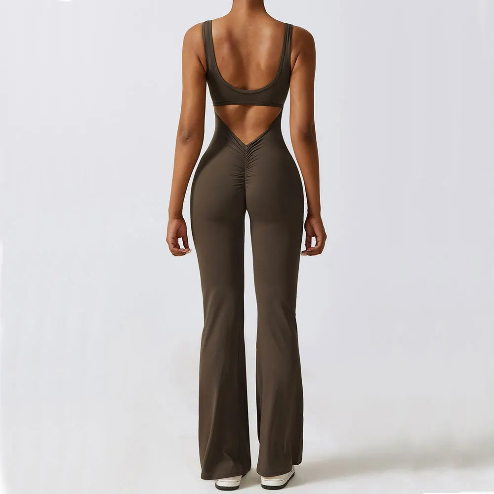 Women’s Gym Jumpsuit Set