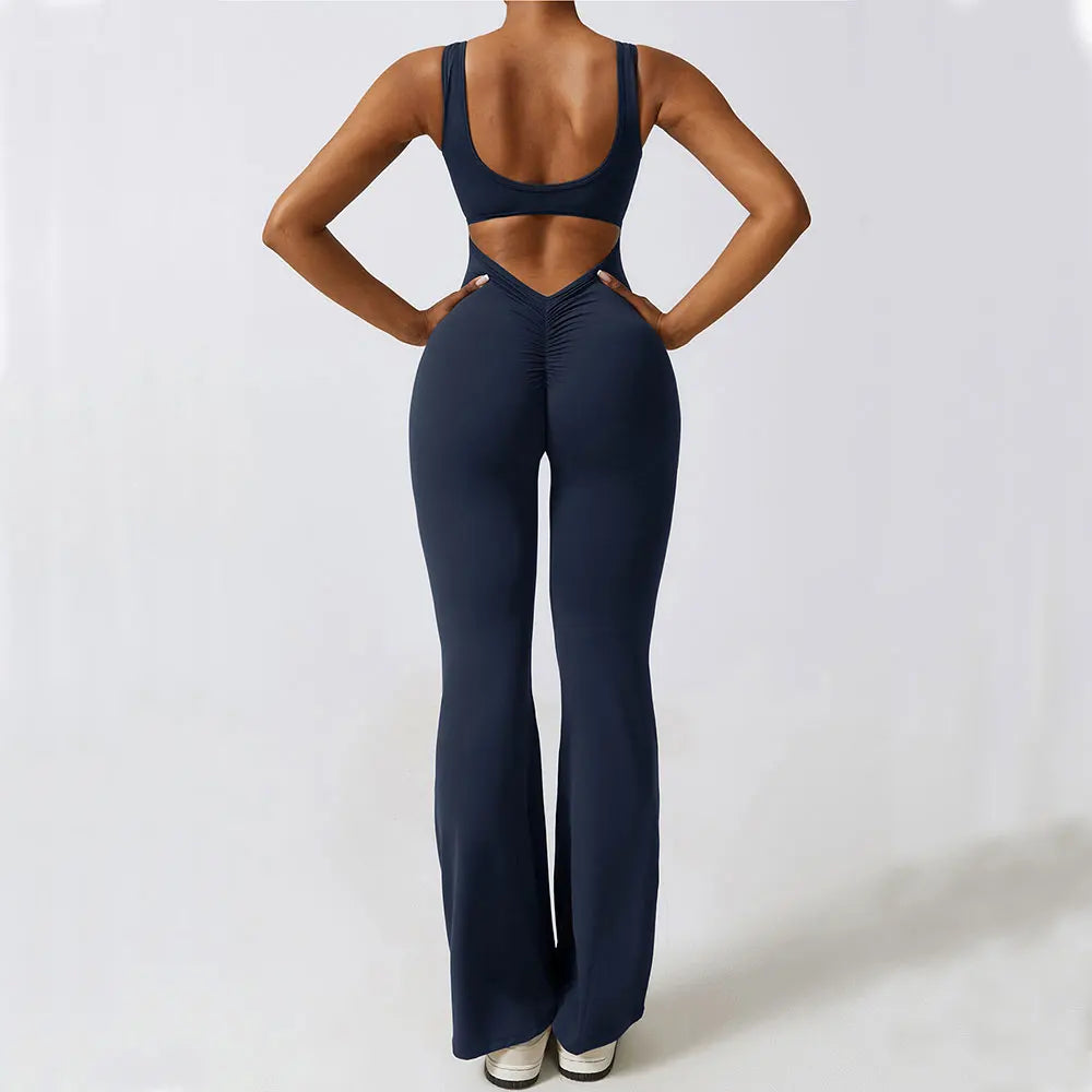 Women’s Gym Jumpsuit Set