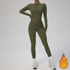 Women’s Fleece Yoga Jumpsuit Set