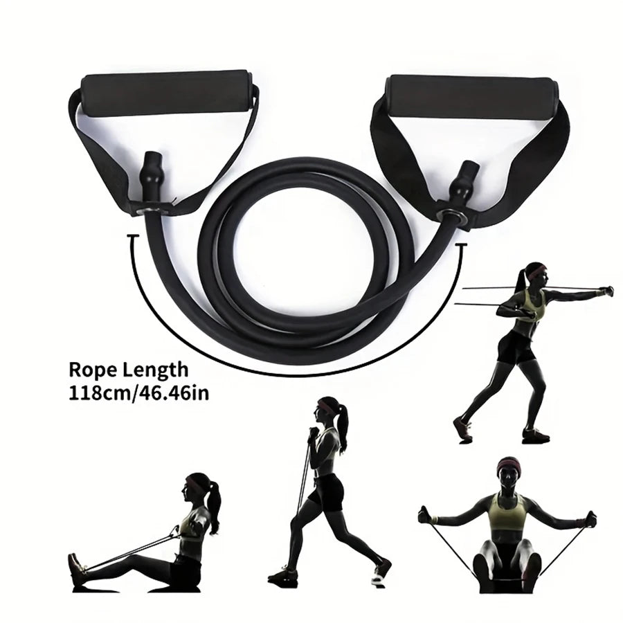 4-Level Resistance Band with Handles
