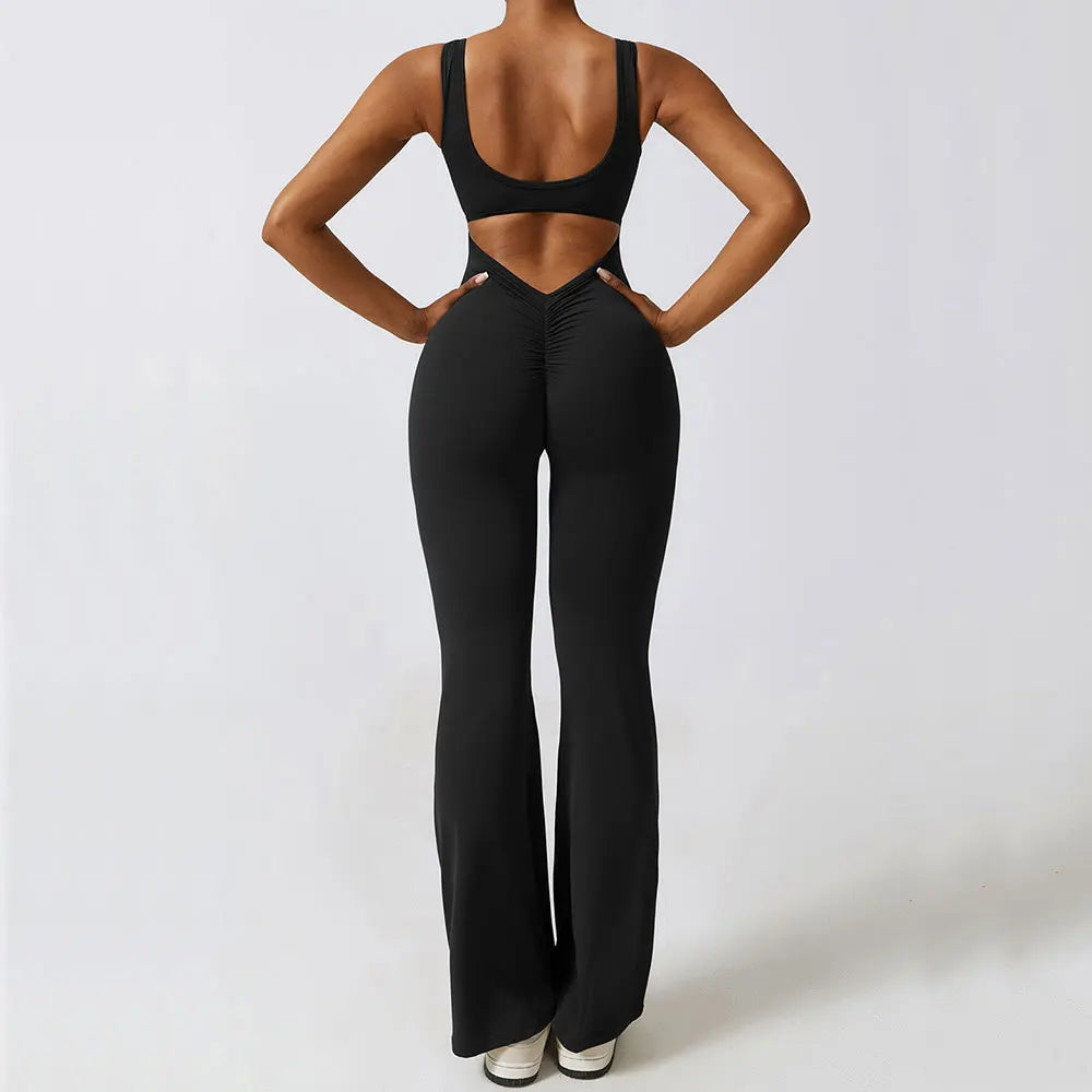 Women’s Gym Jumpsuit Set