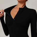 Warm Fleece Workout Jumpsuit