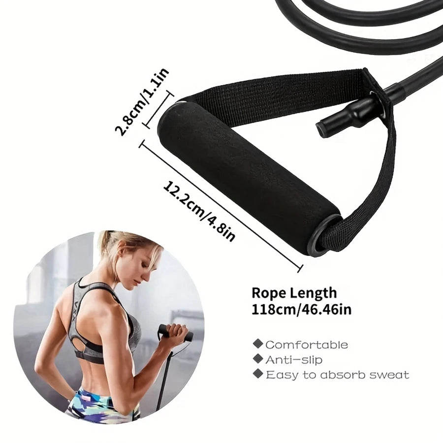 4-Level Resistance Band with Handles