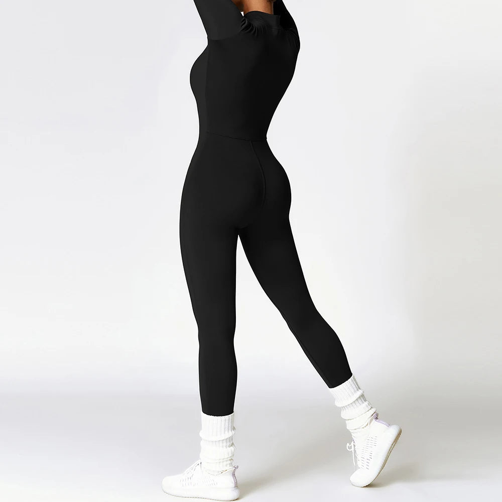 Women’s Fleece Yoga Jumpsuit Set