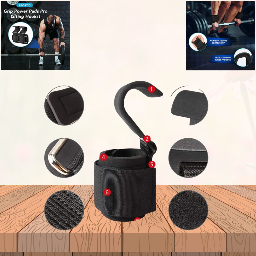 Weight Lifting Hook Straps