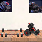 Adjustable Dumbbell & Barbell Set