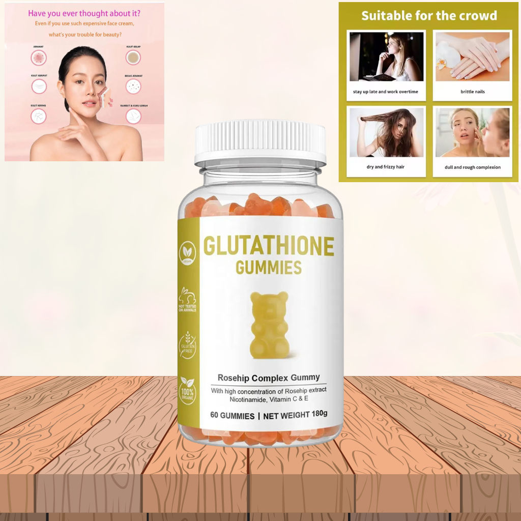 Niacinamide gummies Glutathione gummies Collagen gummies