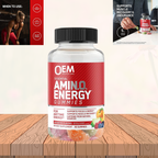 Energy gummies amino acids exercise and fitness gummies