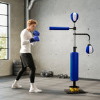 Adjustable Speed Bag Boxing Stand (Blue)