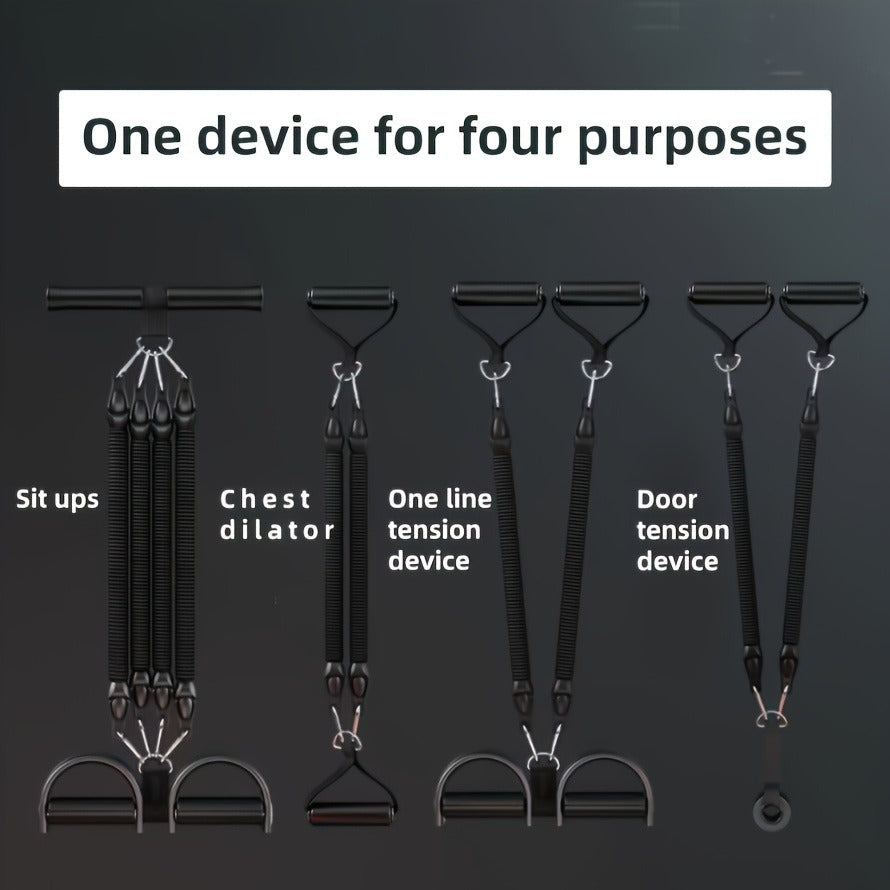 Adjustable Resistance Bands with Handles &amp; Foot Pedals