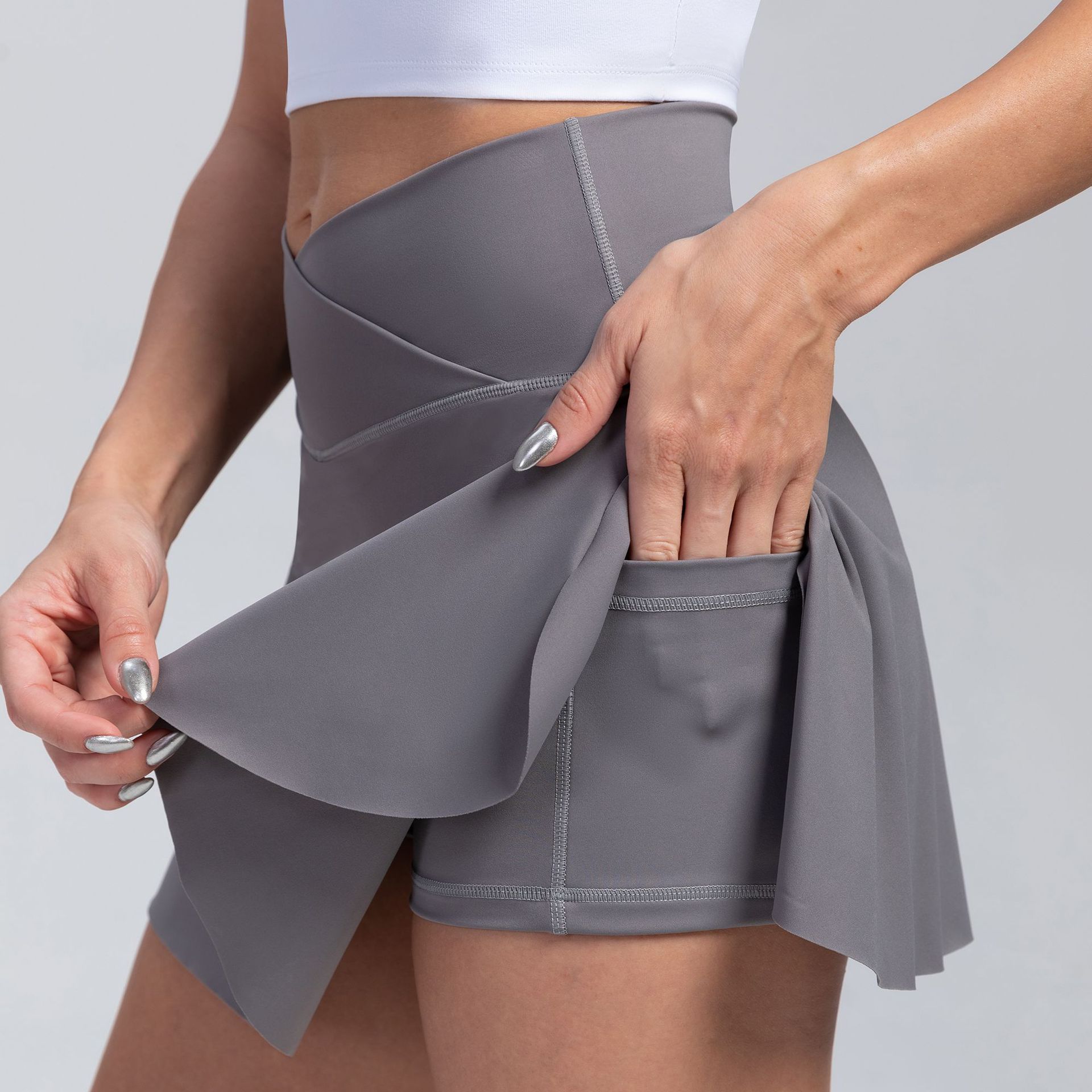 High-Waist Yoga Shorts